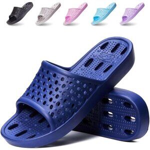 Non Slip Quick Dry Shower Shoes House Slippers for Men Women Bathroom Pool